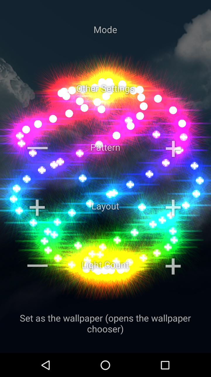Christmas Lights live wallpaper for Android